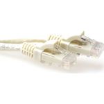 ACT Ivory 7 meter U/UTP CAT6A patch cable snagless with RJ45 connectors. Cat6a u/utp snagless iv 7.00m (IB3207)