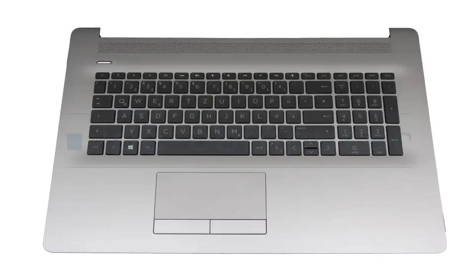 HP L83727-041 Original Tastatur inkl. Topcase DE (deutsch) schwarz/silber mit Backlight ohne ODD (L83727-041) (L83727-041)