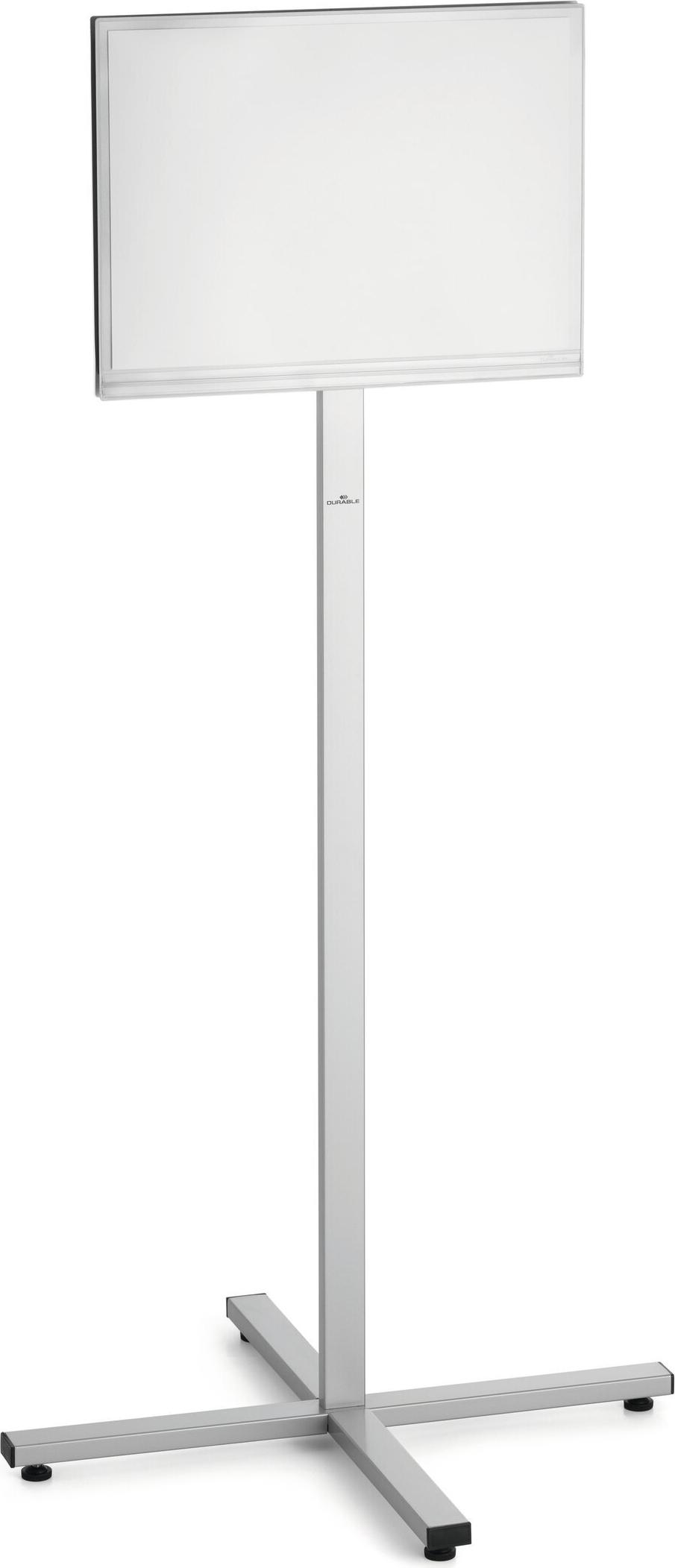 DURABLE Info-Bodenständer INFO STAND OUTDOOR A3, (1 Stück), Farbe: Anthrazit / grau, Art. Nr. 502957, Mindestabnahme: 1 ST (502957)