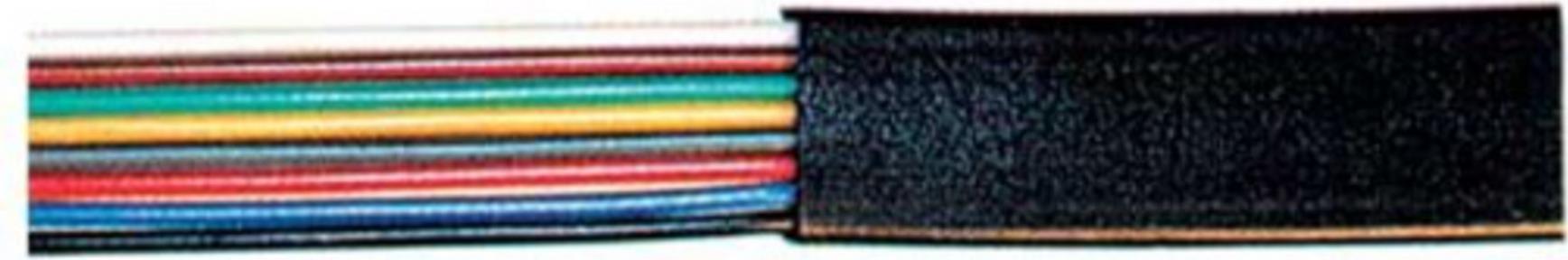 S/CONN Telefonkabel 8-adrig flach schwarz 50m (76109-50)