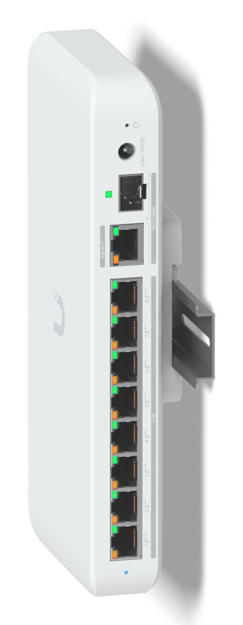 Ubiquiti UniFi UACC-SWITCH-DIN DIN-Schienenmontagekit Weiß