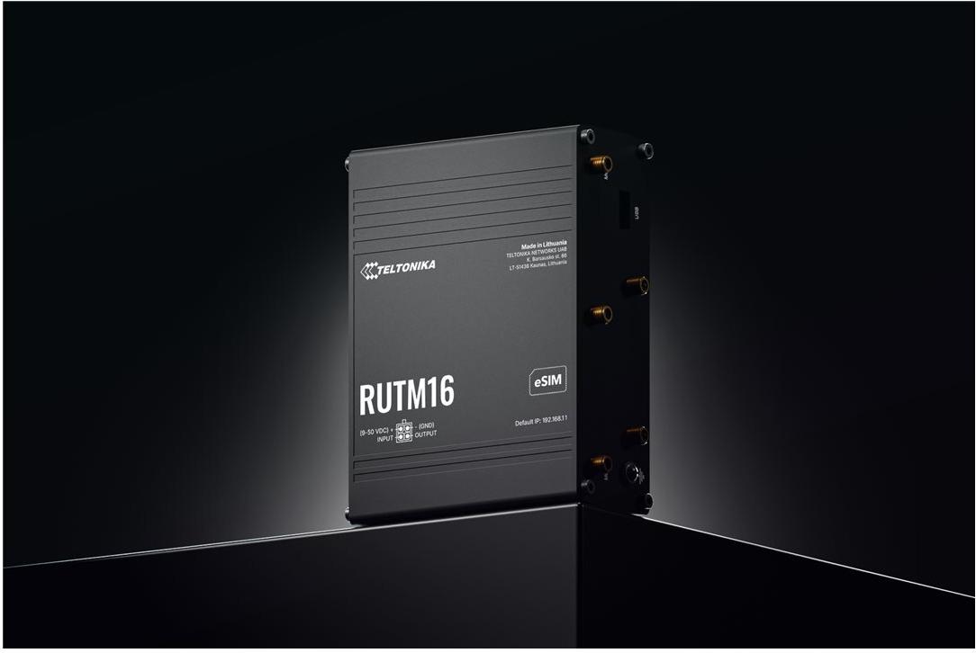 Teltonika RUTM16 Wireless Router Schwarz