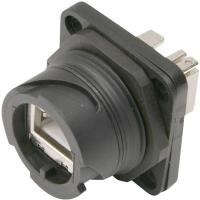 Telegärtner STX V1 RJ45-Steckerset Kunststoff Variante 1 Kupplung, Einbau Pole: 8P8C J80020A0003 Schwarz J80020A0003 1 (J80020A0003)