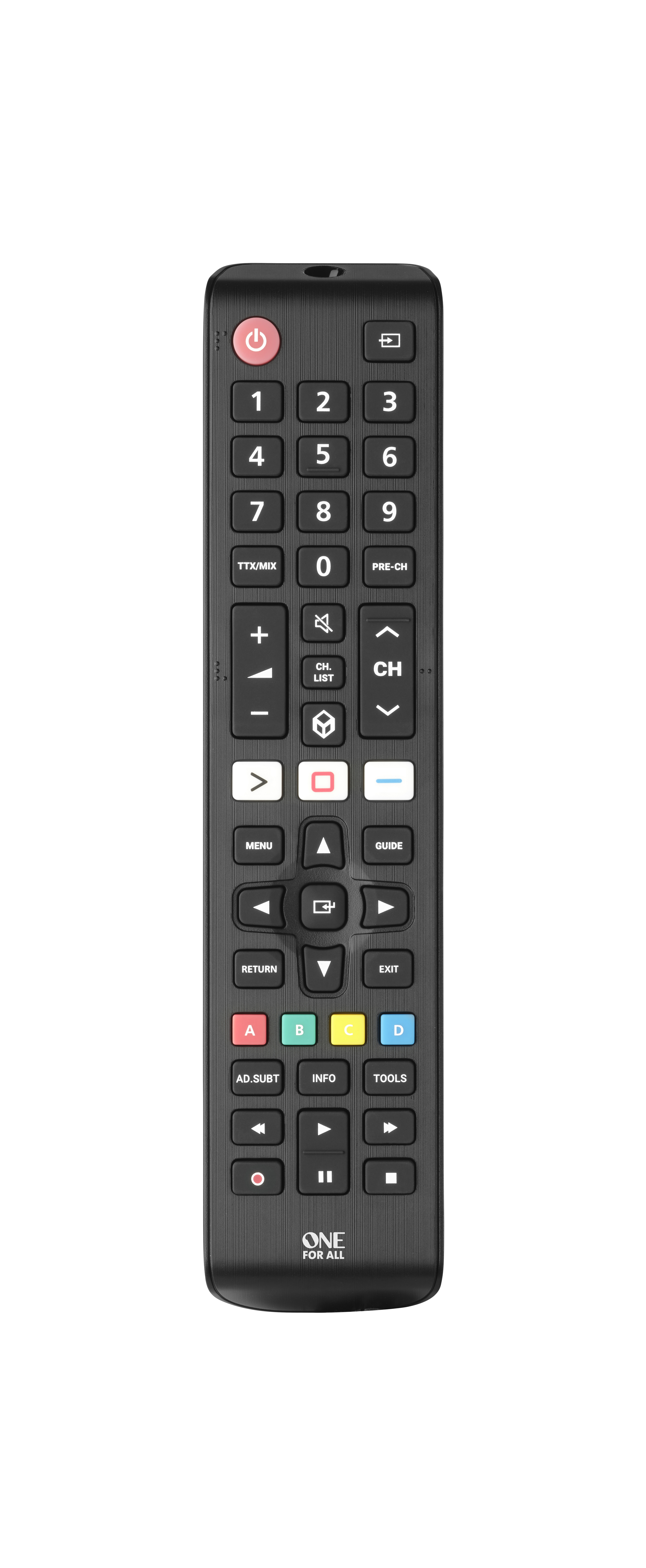 One for All URC4910 Fernbedienung Schwarz