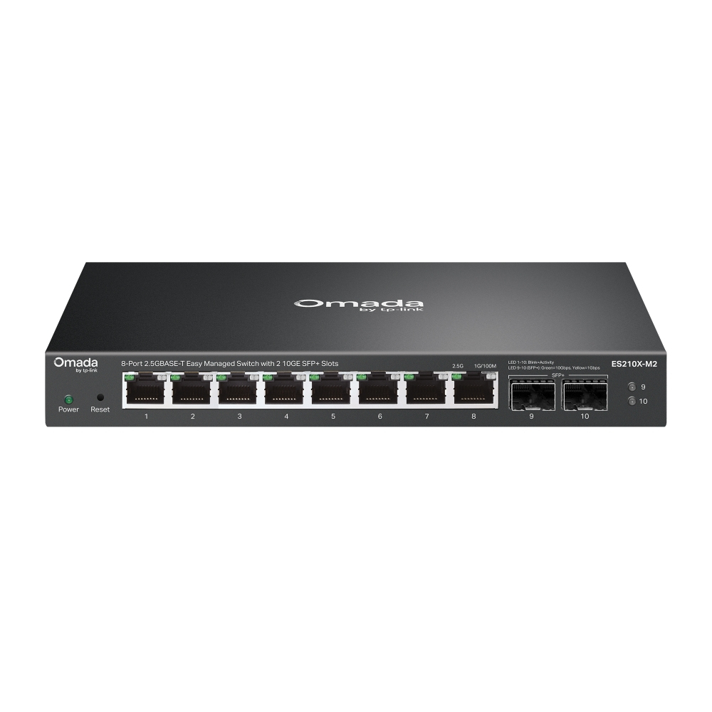 TP-Link Omada ES210X-M2 V1 8-Port 2.5G Managed Switch Grau