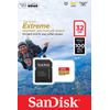 SanDisk Extreme - Flash-Speicherkarte (microSDHC/SD-Adapter inbegriffen) - 32GB - A1 / Video Class V30 / UHS-I U3 - microSDHC UHS-I (SDSQXAF-032G-GN6AA)