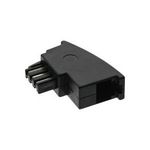 InLine® TAE-F Adapter TAE-F Stecker auf RJ11 Buchse, für Import Telefone (69948A)