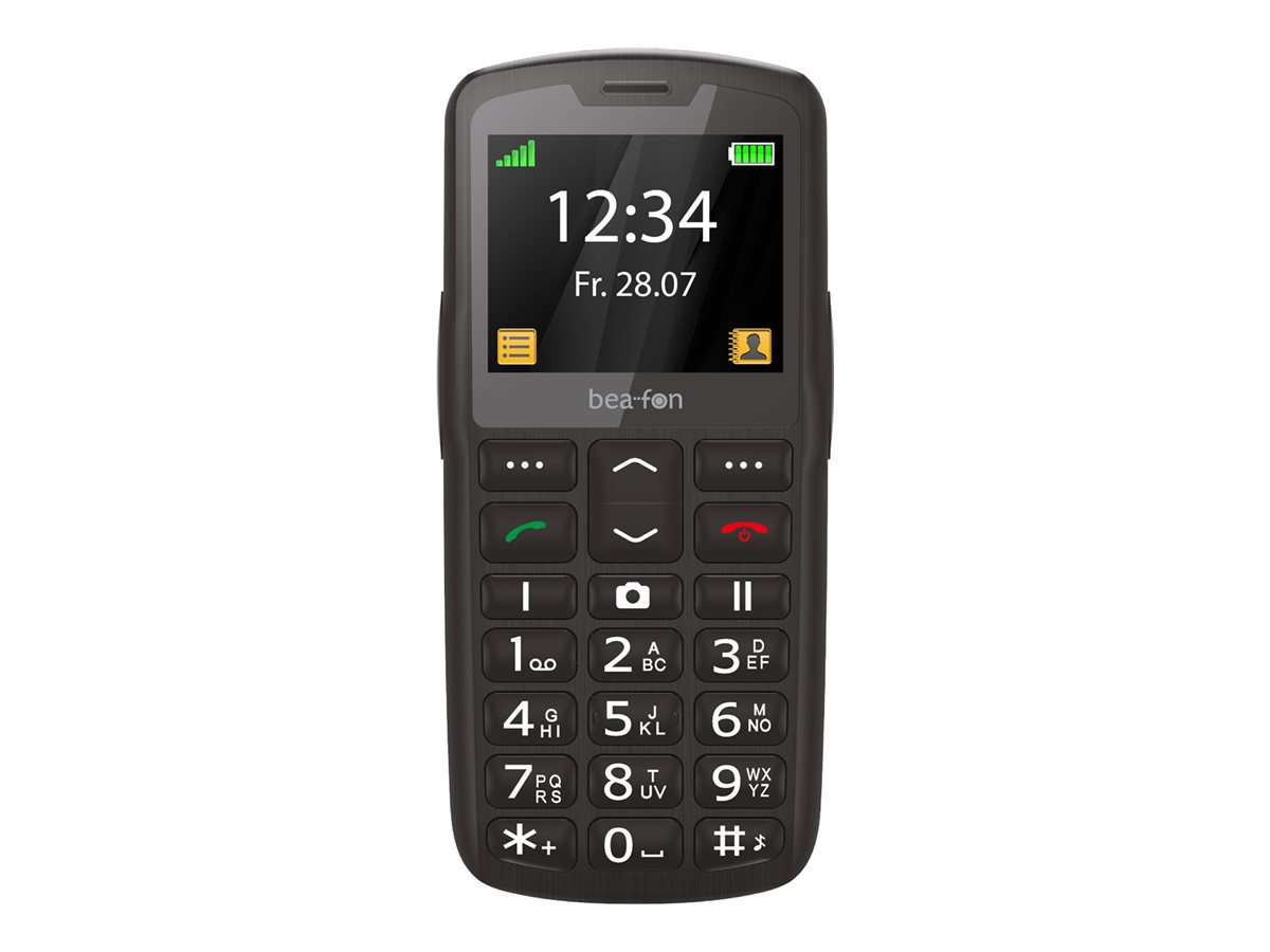 Bea-Fon Silver Line SL260 2,2" Feature Phone Schwarz, Silber