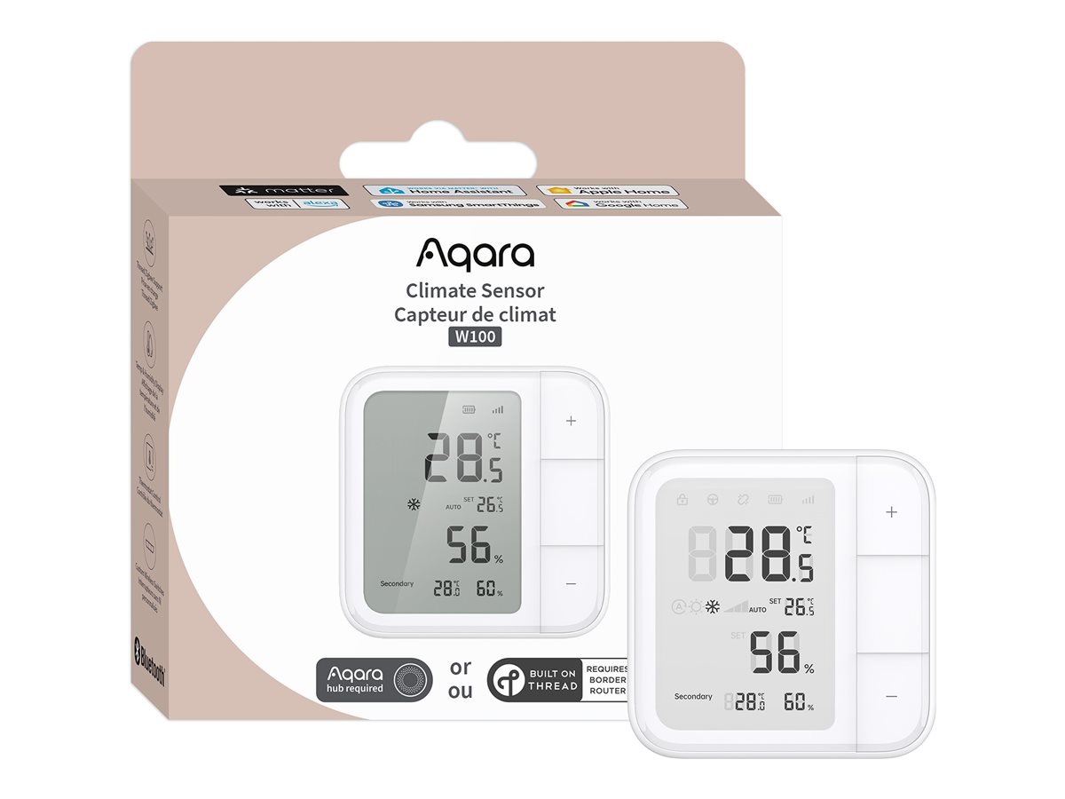 Aqara W100 Temperatur- und Feuchtigkeitssensor Thread ZigBee Bluetooth
