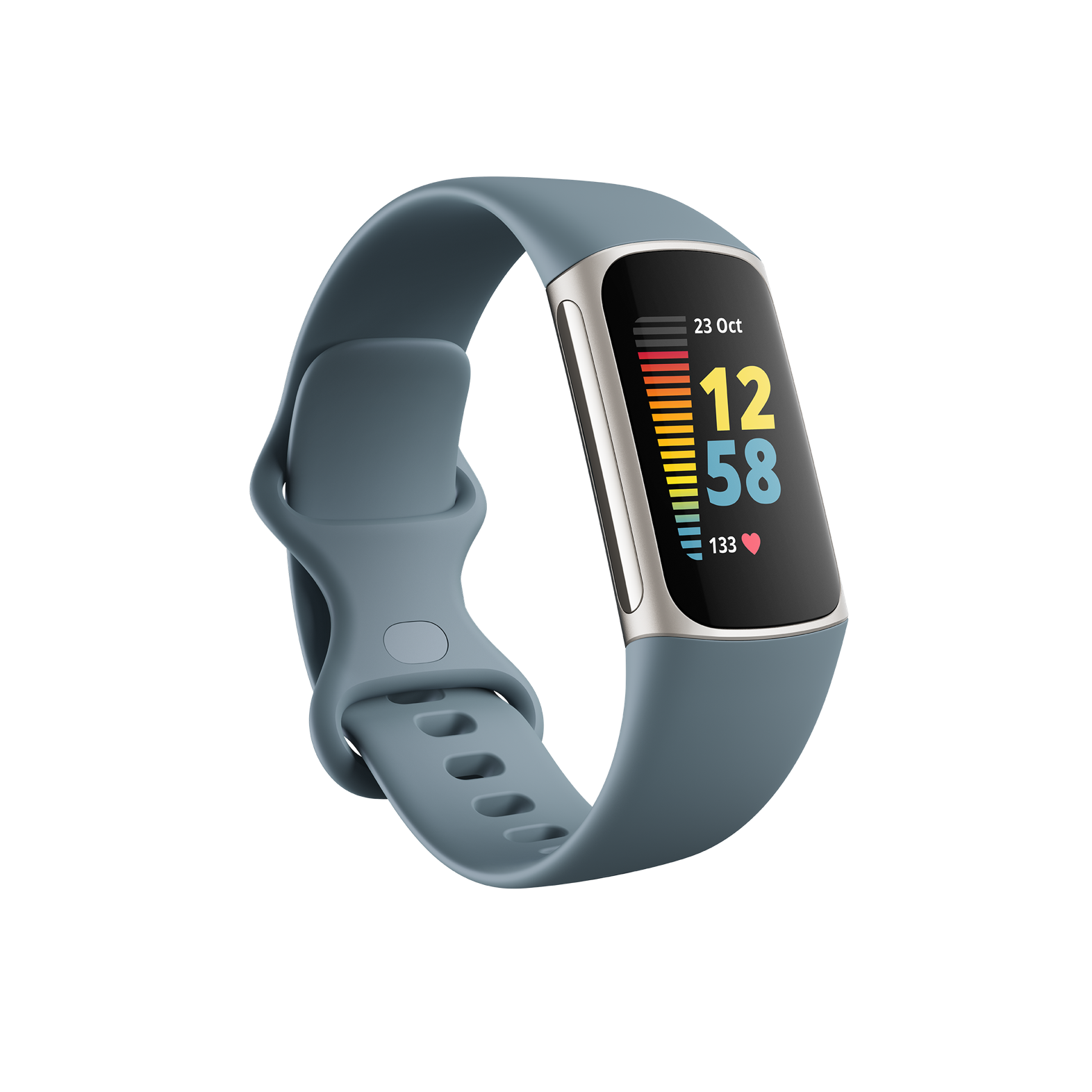 Fitbit Charge 5 Steel Blue/ Platinum Stainless Steel Die 