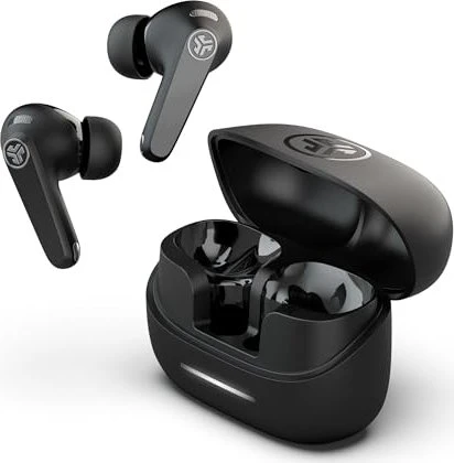 JLab JBuds ANC Pods True Wireless In-Ear-Kopfhörer Schwarz mit ANC IP55 (IEUEBJBPODSRBLK124)