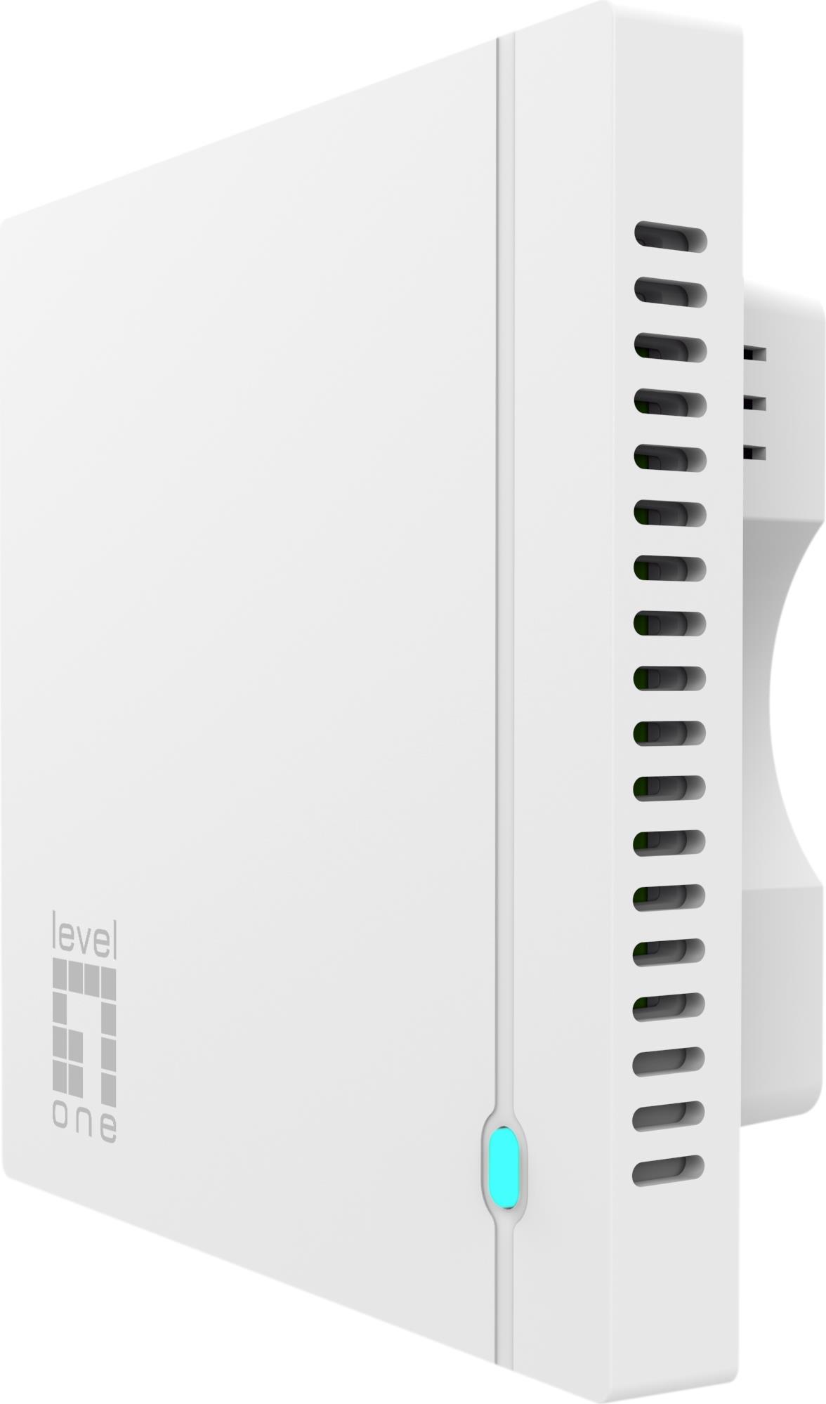 LevelOne AX1800 Dual-Band Wi-Fi 6 In-Wall PoE Wireless Access Point (WAP-8231)