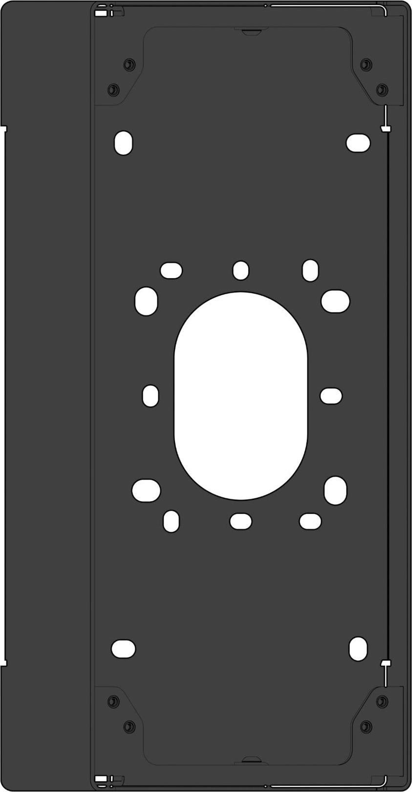 Verkada ACC-INT-ANGLE-2 Winkelhalterung für TD53 Video Intercom - 25° Neigung Wandmontage