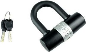 BURG-WÄCHTER U-Bügel-Fahrradschloss 1480 HB, schwarz Bügelstärke: 14 mm, Bügelweite: 43 mm, Bügelhöhe: 55 mm, - 1 Stück (1471)