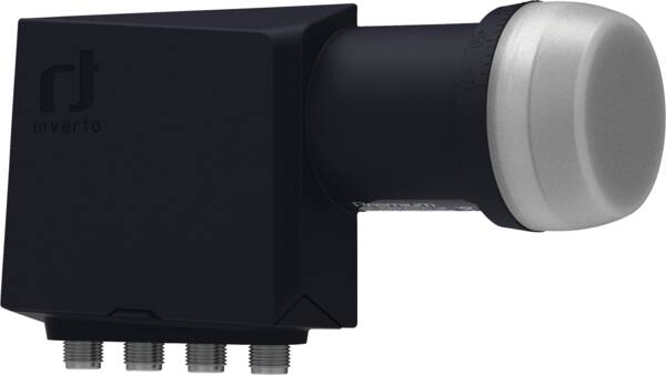 Inverto IDLP-QDL413 Premium Quad Quattro LNB 40mm Feed Schwarz