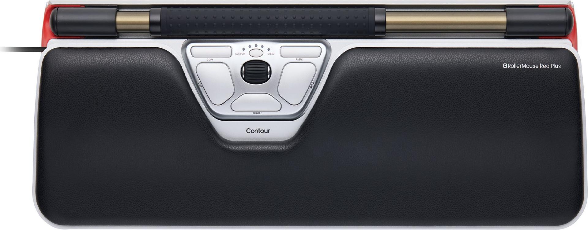 Contour RollerMouse Red Plus zentrale Maus USB-C Schwarz, Silber