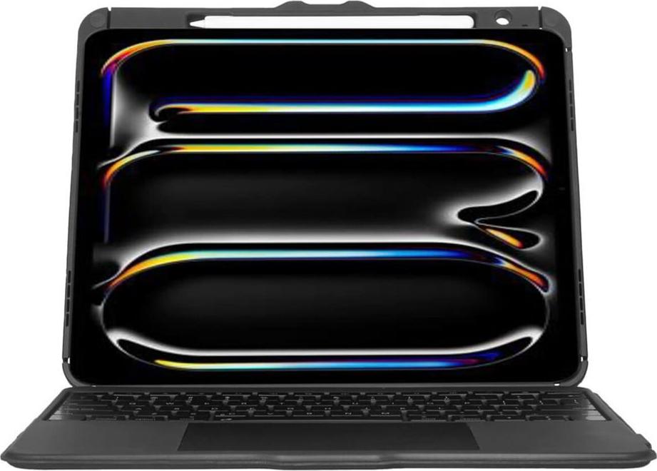 Targus Versavu THZ989UK Tastatur und Foliohülle mit Trackpad für Apple 13" iPad Pro Schwarz