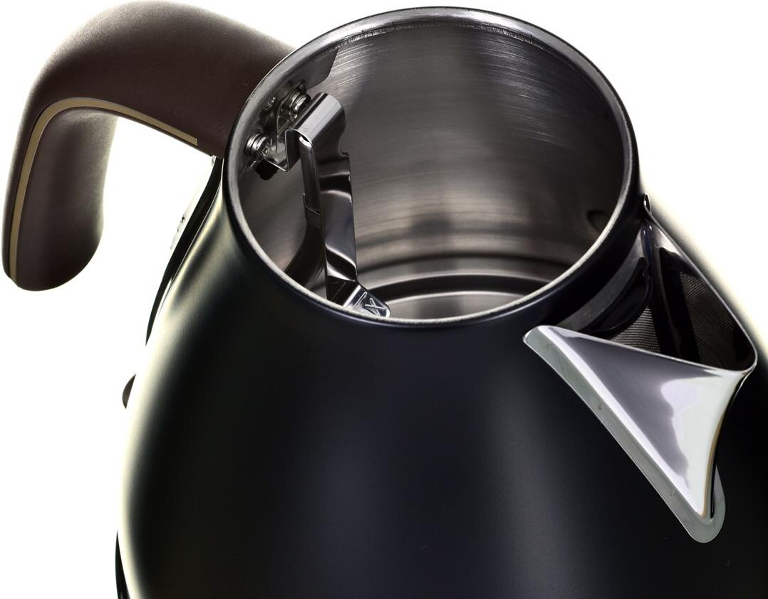 De'Longhi Icona Vintage KBOV 2001.BK Wasserkocher 1,7 l 2000 W Schwarz