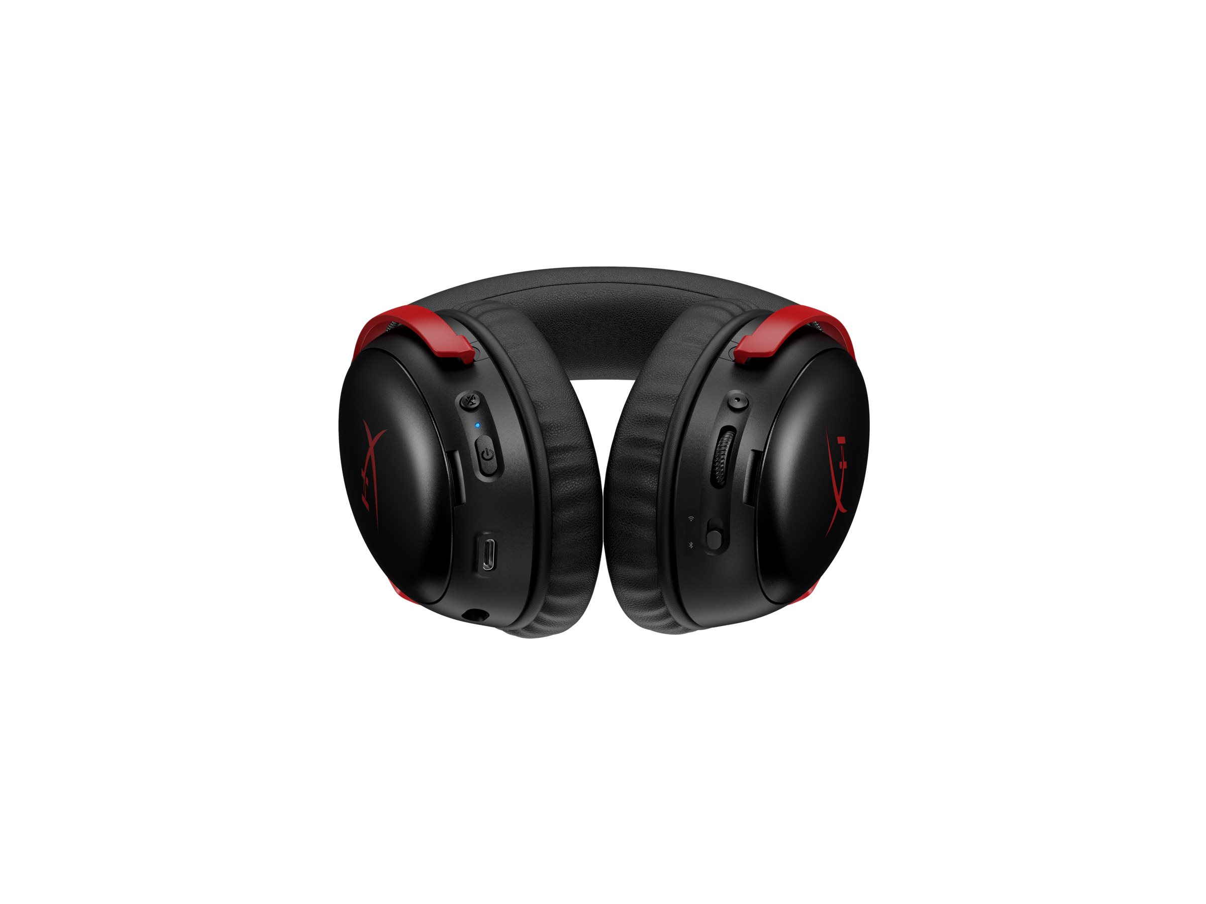 HyperX Cloud III S Kabelloses Gaming-Headset 2,4 GHz Bluetooth Schwarz/Rot