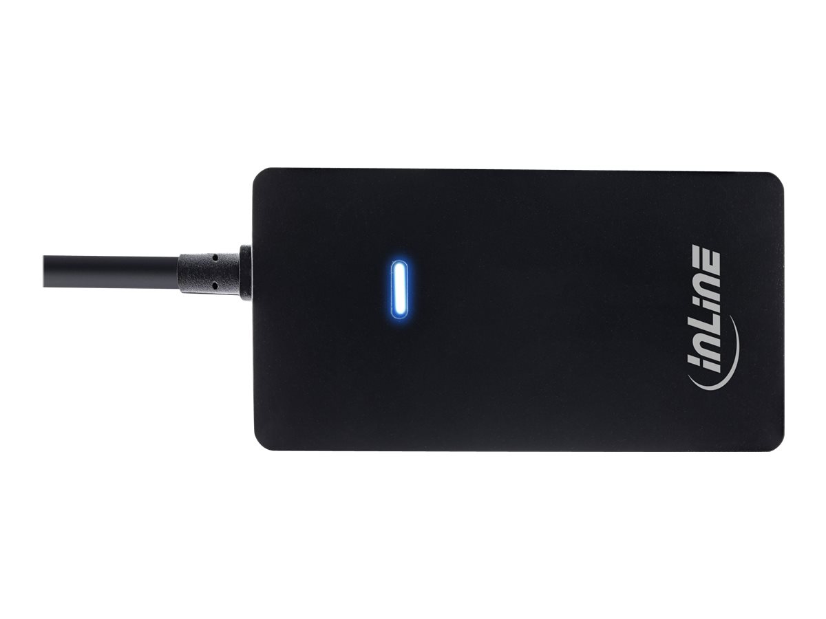 InLine USB 2.0 Hub 4-Port Schwarz