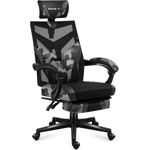 Huzaro Combat 5.0 PC-Gamingstuhl Netz-Sitz Schwarz - Camouflage (HZ-Combat 5.0 Camo)