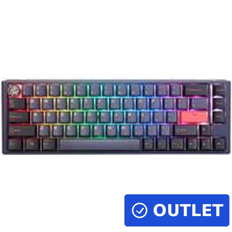 Ducky One 3 Cosmic Blue SF Gaming RGB LED - MX-Silent-Red US Tastatur (DKON2167ST-SUSPDCOVVVC2) (geöffnet)