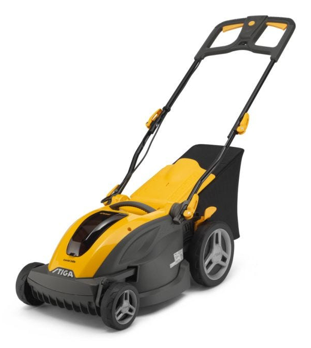 STIGA COMBI 340e Akku-Rasenmäher 48 V 4 Ah 860 W Schwarz, Gelb