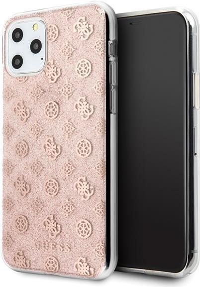 Guess 4G Peony Solid Glitter Case (GUHCN61TPERG)
