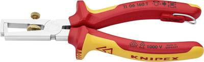 Knipex 11 06 160 T Abisolierzange 10 mm² (max) 7 (max) 5 mm (max)