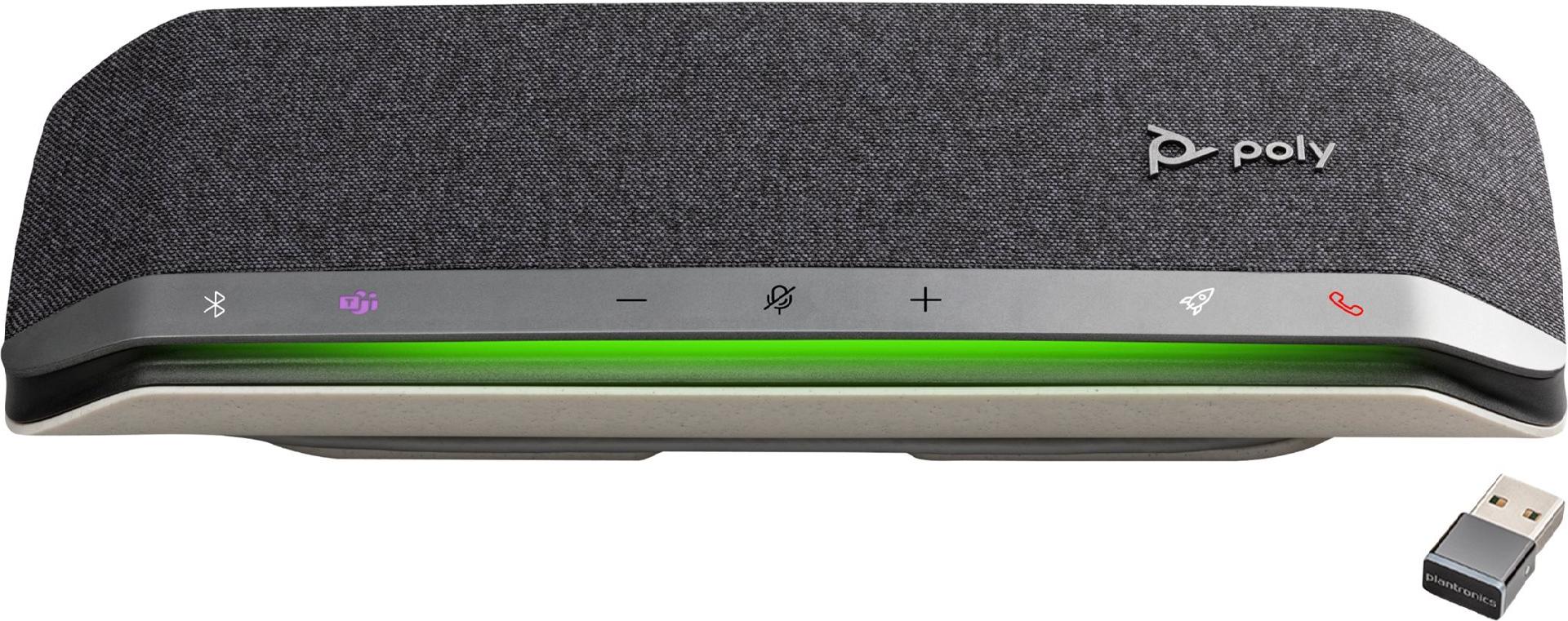 HP Poly Sync 40+ Intelligente Freisprecheinrichtung Bluetooth USB-A USB-C Schwarz, Silber