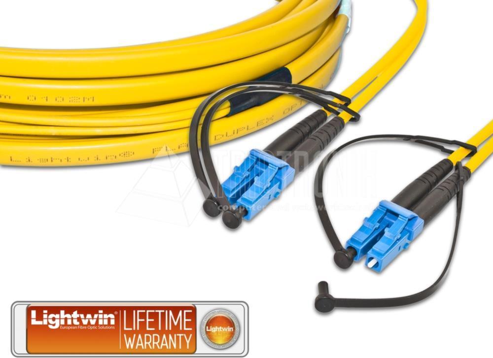 Lightwin LDP-09 LC-LC 2.0 FD Glasfaserkabel 2 m OS2 Gelb (LDP-09 LC-LC 2.0 FD)
