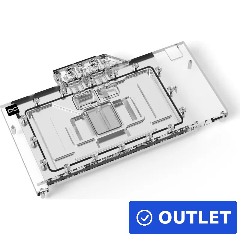 Alphacool Eisblock Aurora Acryl GPX-N RTX 4090 Suprim mit Backplate (13459) (geöffnet)