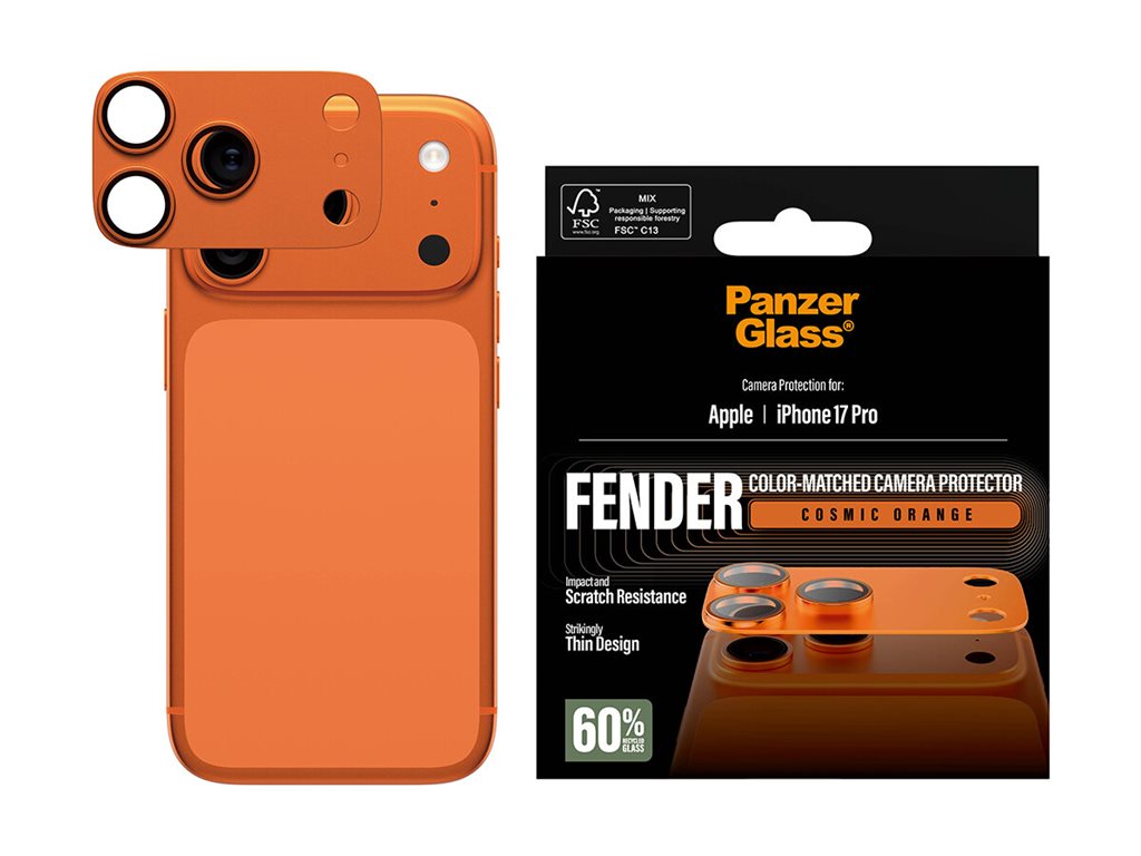 PanzerGlass FENDER Objektivschutz Orange