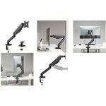 LogiLink Monitorhalterung 17–32" Stahl Gasdruckfeder schwarz (BP0176)
