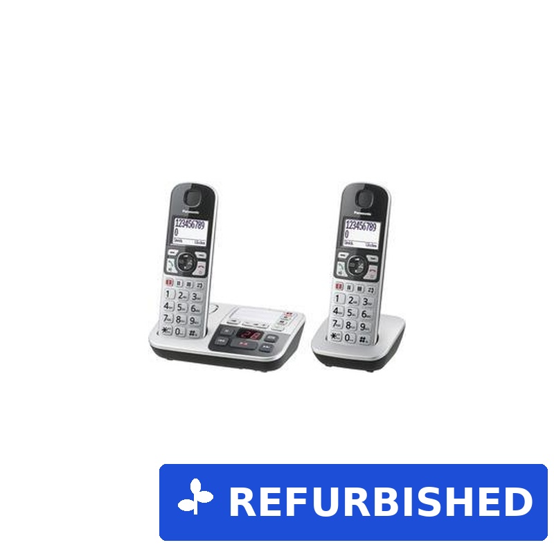 Panasonic KX-TGE522GS silber/schw. Seniorentel./SOS-Taste/AB (KX-TGE522GS) (geöffnet)
