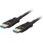 Lanberg CA-HDMI-30FB-0100-BK HDMI-Kabel 10 m HDMI Typ A (Standard) Schwarz (CA-HDMI-30FB-0100-BK)