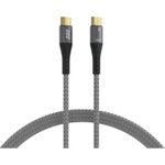 EFB Elektronik USB-C Kabel 100W PD 3.0 5A E-Marker Chip grau (USB-CC-00003)