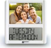 Geemarc Viso 5 Funkuhr mit Bilderrahmen (3521350009095)