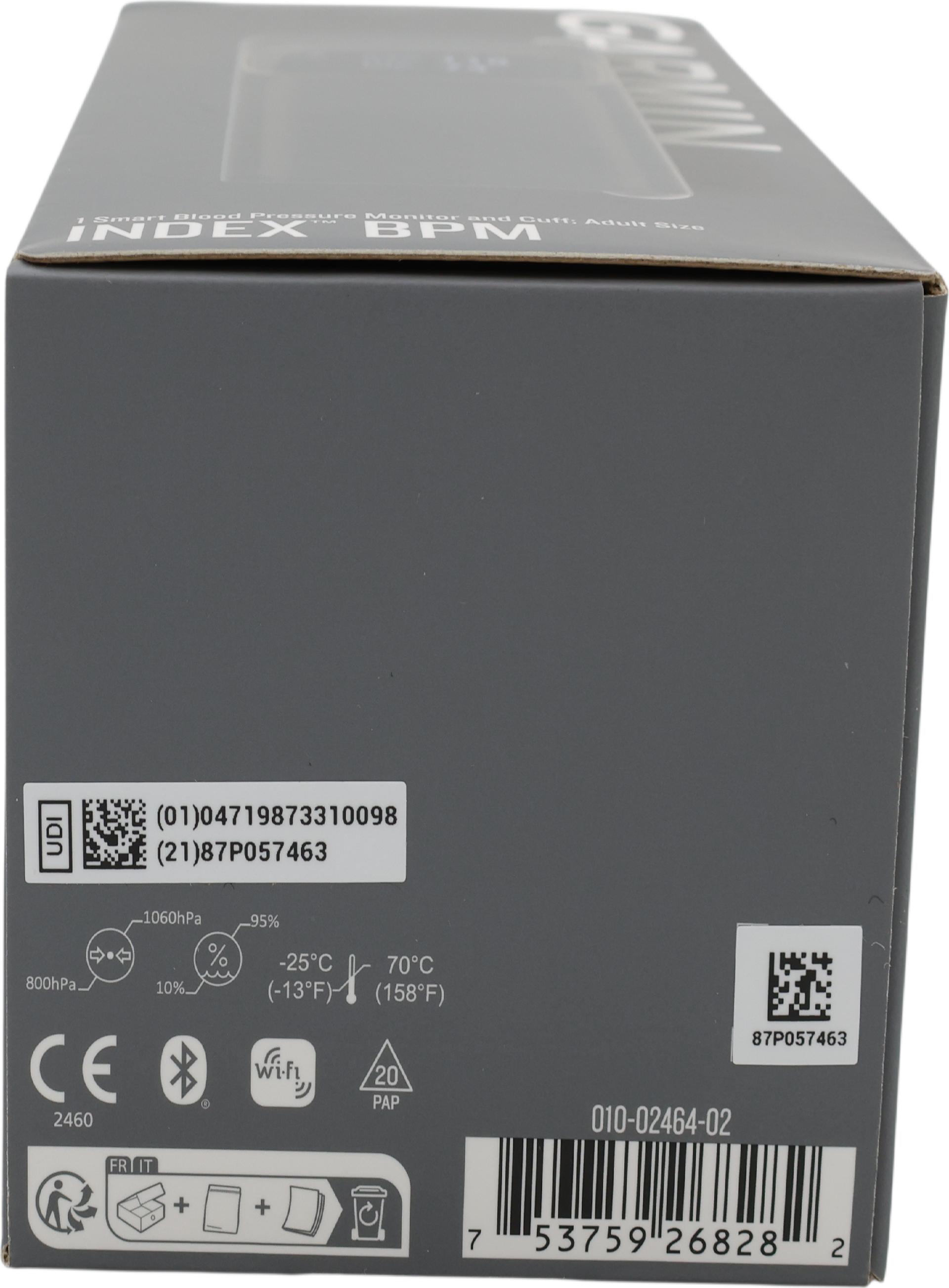 Garmin Index BPM Blutdruckmessgerät Bluetooth Wi-Fi Schwarz