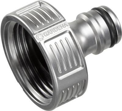 Gardena 18242-50 Anschlussteil für Wasserschlauch Schlauchanschluss Metall Silber 1 Stück(e) (18242-50)