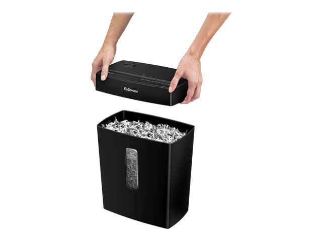 Fellowes Powershred P-42C Aktenvernichter Kreuzschnitt 4 x 34 mm 8 Blatt 15 l Schwarz