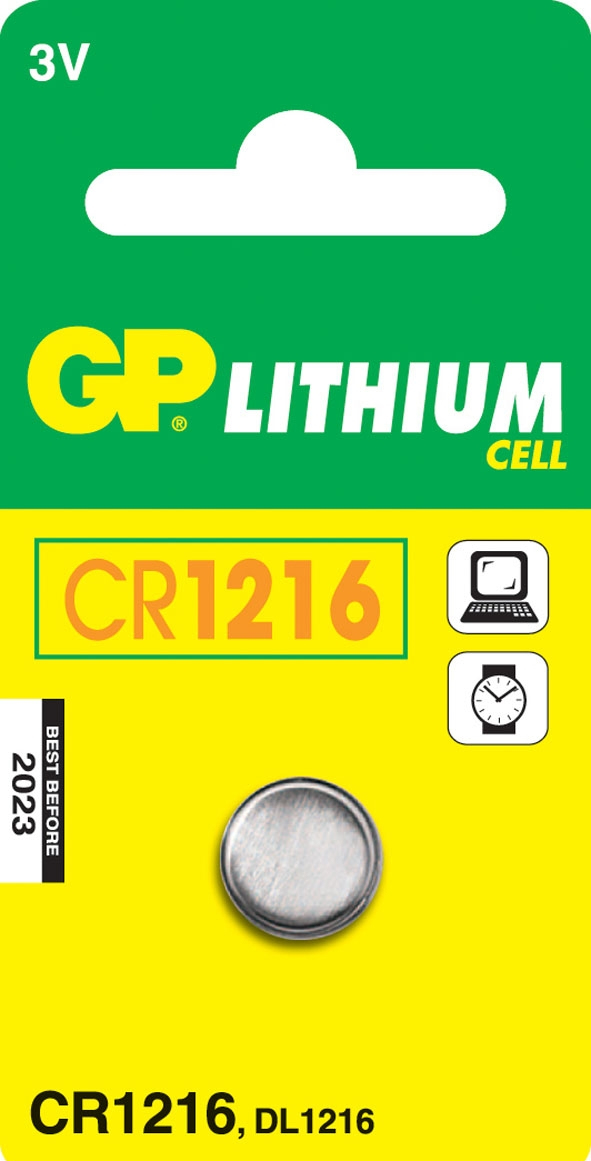 GP - Batterie CR1216 - Li - 25 mAh