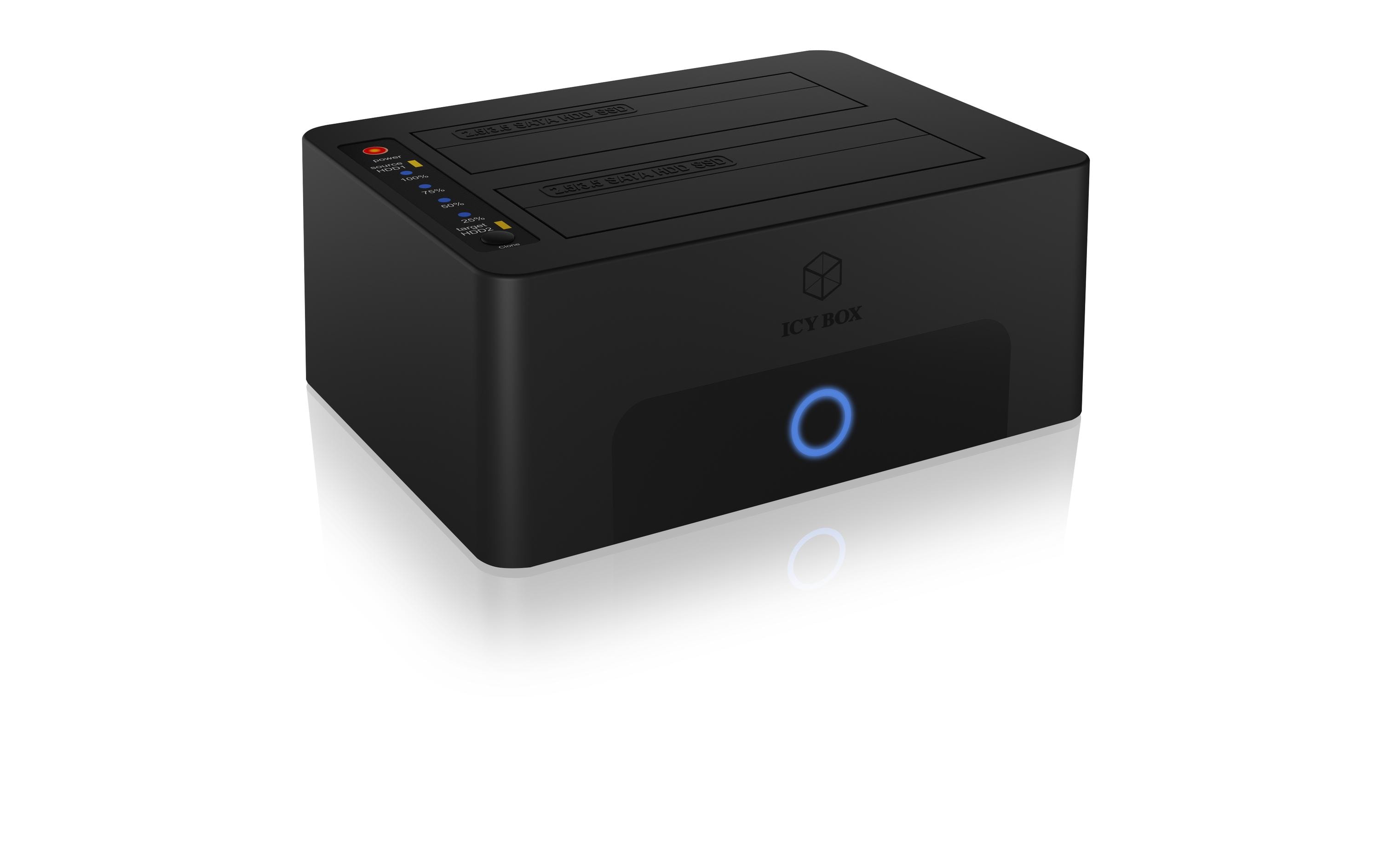 ICY BOX IB-1232CL-U3 HDD-Dockingstation USB 3.0 Schwarz
