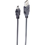 shiverpeaks ®-BASIC-S--USB-Mini Kabel, USB-A-Stecker auf USB-B-Mini 5-pin Stecker, USB 2.0, KUPFER 1,0m (BS14-16025)