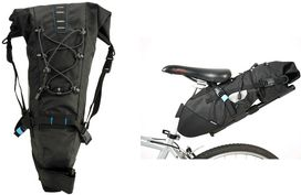FISCHER Fahrrad-Satteltasche "MTB XL", schwarz Innenmaterial: PVC (wasserdicht), Außenmaterial: Nylon, - 1 Stück (86277)