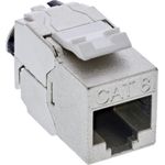 InLine® Keystone RJ45 Buchse Slim, SNAP-In, Cat.8.1, integrierter Kabelbinder (76202Q)