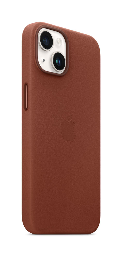 APPLE iPhone 14 Leather Case with MagSafe - Umber (MPP73ZM/A)