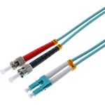 Helos Patch-Kabel ST multi-mode (M) zu LC Multi-Mode (M) (126408)