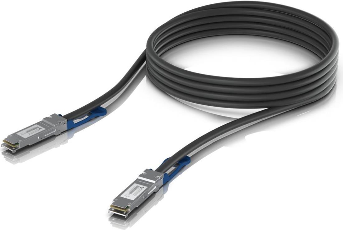 Ubiquiti UniFi Direct Attach Copper Cable (DAC) • 100Gbps • 3m • QSFP28 • UACC-DAC-QSFP28-3M (UACC-DAC-QSFP28-3M)