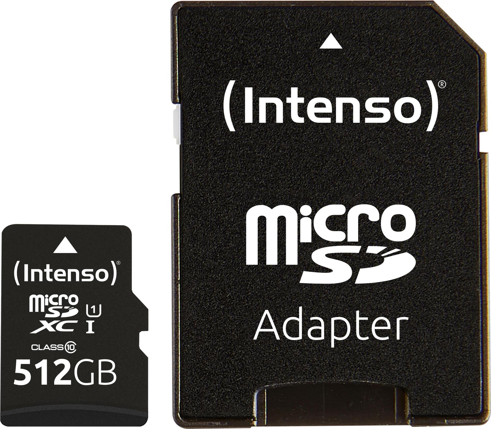 Intenso microSD 512GB UHS-I Perf CL10- Performance
